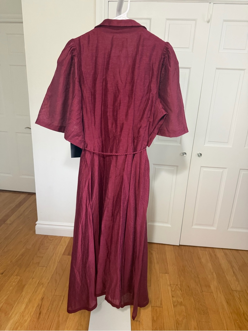 NWT Tuckernuck HYACINTH HOUSE Oxblood Cindy Midi Dress Size XL - Picture 10 of 10